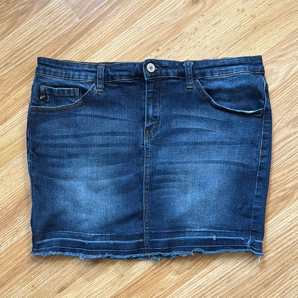 KanCan Blue Mini Pencil Skirt - size 8/10
